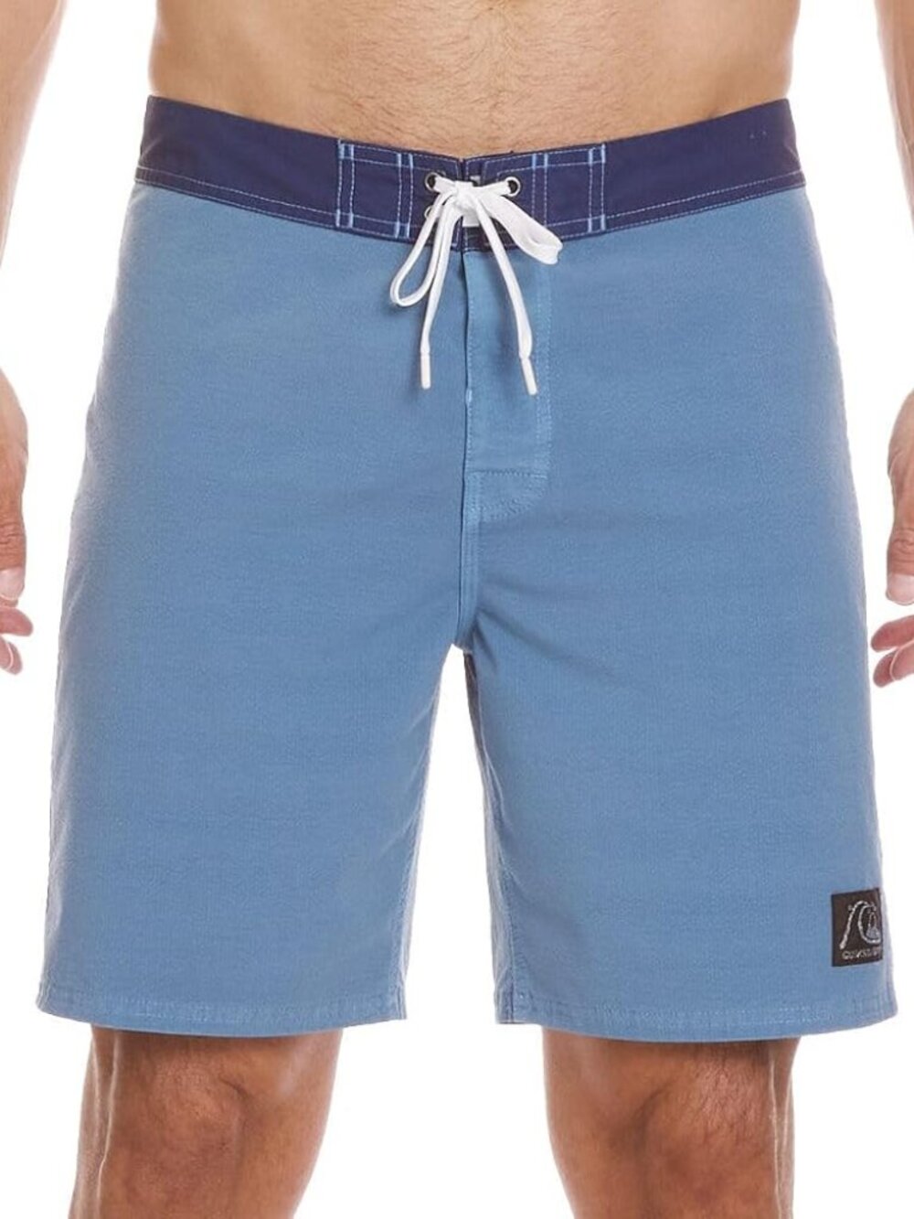 NWT Quiksilver Original Straight Premium Board Shorts Men's 34" Niagar Blue 6.5"